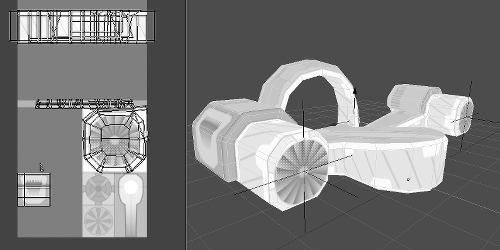 Picture of modeling to unwrap