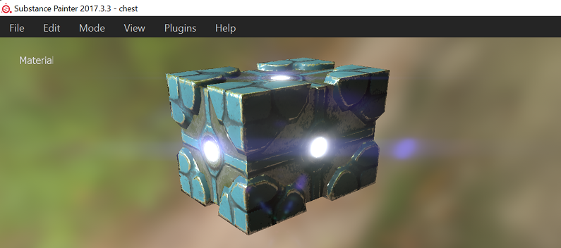 A picture of the painter screen.